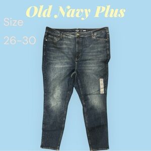 Old Navy Plus Size Skinny Jeans Fits 26-30 New